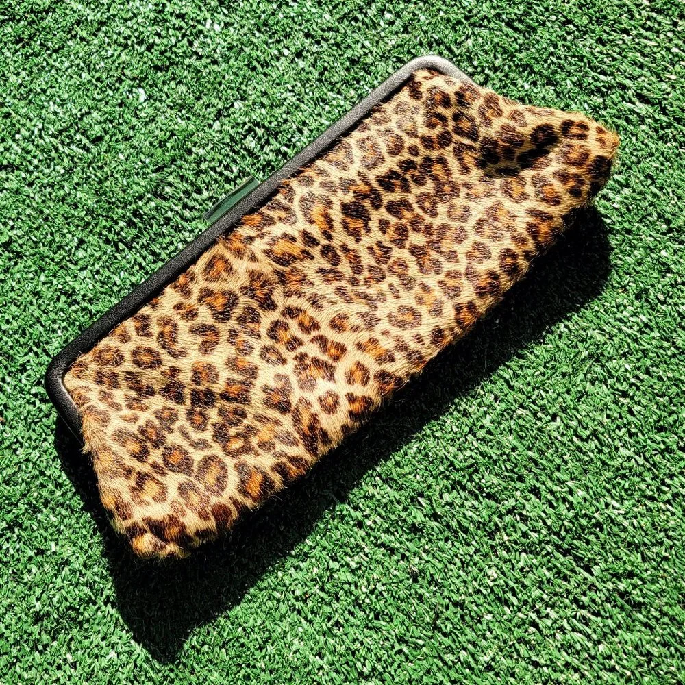 Glamorous The Limited faux leopard clutch with built-in wallet - Picture 1 of 7